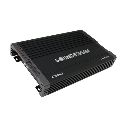 Soundstream Arachnid AR1.4500D 4500W Class D Monoblock Amplifier – 1-Ohm Stable, High Power, Subwoofer Amplifier