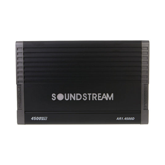 Soundstream Arachnid AR1.4500D 4500W Class D Monoblock Amplifier – 1-Ohm Stable, High Power, Subwoofer Amplifier