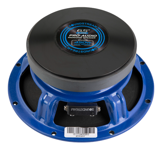 SPM-654X | 6.5" Pro Audio Midrange Speaker 450W (Pair)