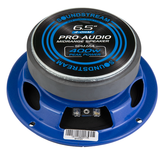 SPM-654 | 6.5" Pro Audio Midrange Speaker 400W (Pair)