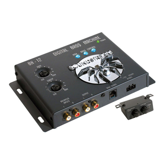 Soundstream BX-12 | Digital Bass Processor with Harmonic Reconstruction & Dash Remote