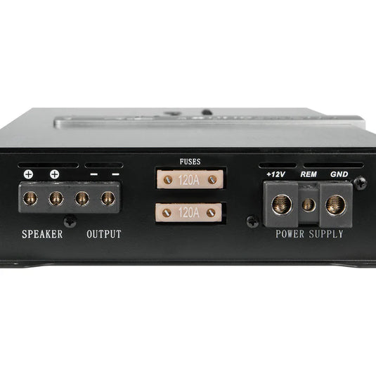 Soundstream BXA1-10000D 10,000W Class D Monoblock Amplifier | Bass Xtreme 1-Ohm Stable Amp with Digital Bass Reconstruction & Remote Gain Control