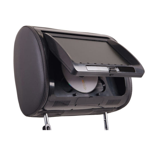 VHD-70CC | Universal Replacement Headrest Pre-Loaded w/ DVD Player, & 7” LCD Screen
