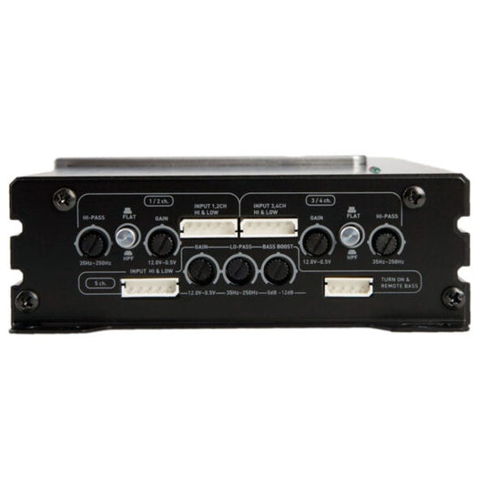 PN5.640D | Picasso Nano 640W 5-Channel Class D Car Amplifier – Compact, High-Efficiency with Automatic Signal Turn-On