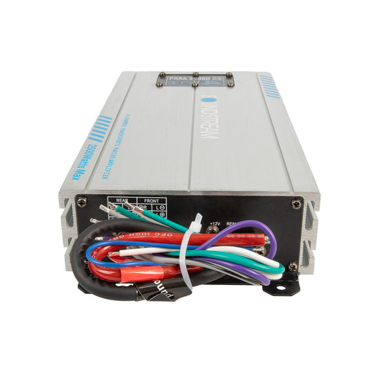 PSA4-2500D | IP66 Waterproof 4-Channel Powersport, Marine & Motorcycle Amplifier – 2,500W Max