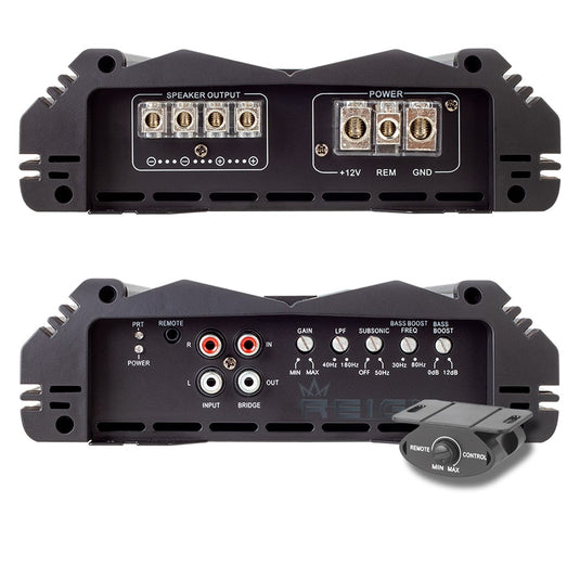 Soundstream SR1‑5000D – 5000 Watt Monoblock Amp with Reign Series Overdrive Power