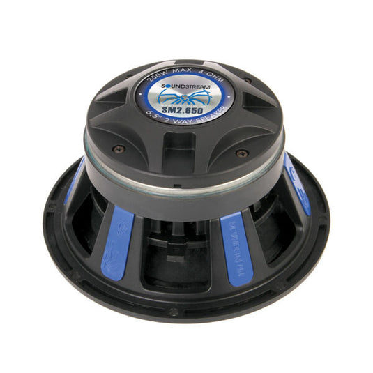 Soundstream SM2.650 – Pro Audio 6.5" 2-Ohm Midrange Speakers