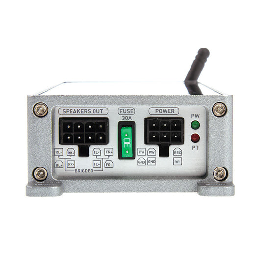 Soundstream ST4.1000DB Bluetooth 4-Channel Class D Amplifier - Compact Power for Any Vehicle