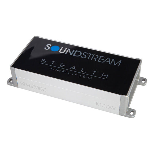 Soundstream ST4.1000D 4-Channel 1000W Class D Stealth Micro Amplifier with High-Level Input