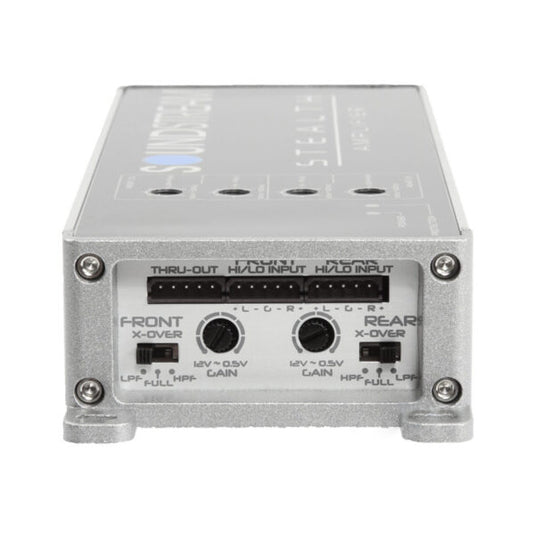 Soundstream Stealth ST4.1200D 1200W Class D 4-Channel Amplifier – High-Efficiency, Compact, and Easy to Install