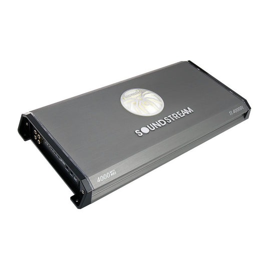 Soundstream Tarantula T1.4000DL 4000W Class D Monoblock Car Amplifier – RGB LED Lighting, High Efficiency, Low Distortion