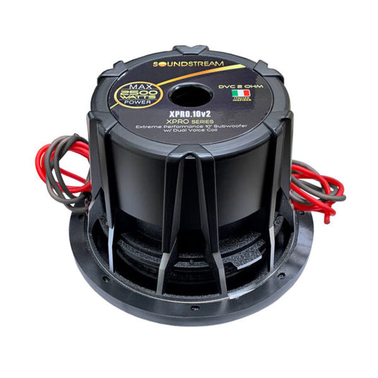 Soundstream XPRO‑10v2 – 10″ Dual Voice Coil Subwoofer for High-Impact Low-End Sound