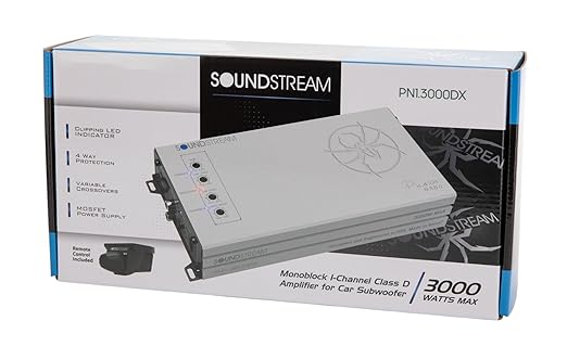 PN1-3000DX | Picasso Nano Series 3000W Monoblock 1 Channel Amplifier
