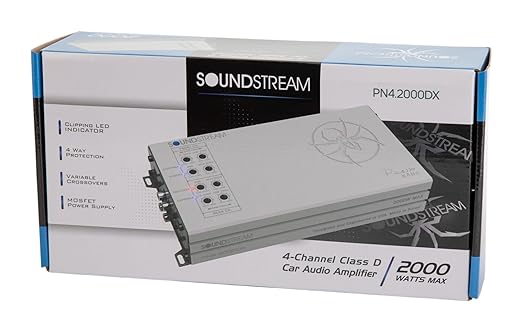 PN4-2000DX | Picasso Nano Series 2000W 4 Channel Amplifier