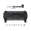Load image into Gallery viewer, Street Hopper 8 | Portable Bluetooth Boombox with Subwoofer, FM Radio, and Smartphone App Control Sound Stream