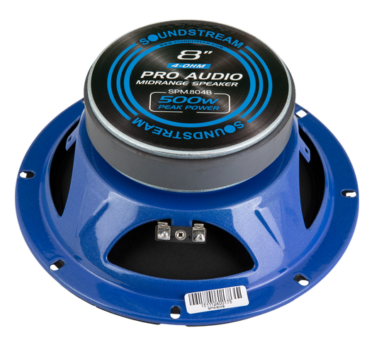 SPM-804B | 8" Pro Audio Midrange Speaker with Bullet 500W (Pair)