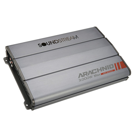 AR1-3000D | Arachnid Series 3,000W Monoblock Class D Car Stereo Amplifier