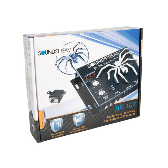 BX-10X | Digital Bass Reconstruction Processor – Enhance Bass, Subsonic Filter, Adjustable Frequency, and Remote Control