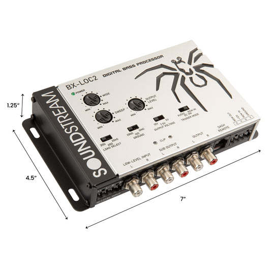 BX-LOC2 | Digital Bass Reconstruction Processor with 2-Channel Line Output Converter