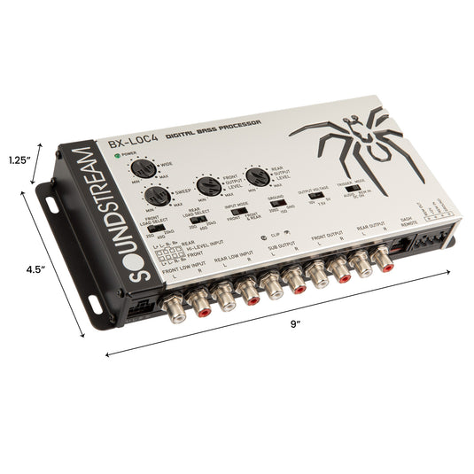 BX-LOC4 | Digital Bass Reconstruction Processor with 4-Channel Line Output Converter