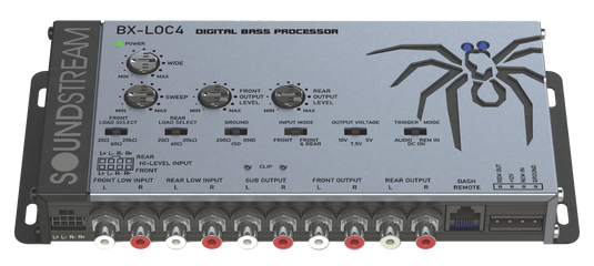 BX-LOC4 | Digital Bass Reconstruction Processor with 4-Channel Line Output Converter