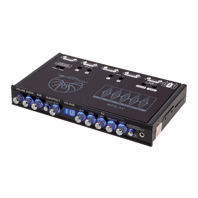 MPQ-5V |  5-Band Car Parametric Equalizer w/ Voltage