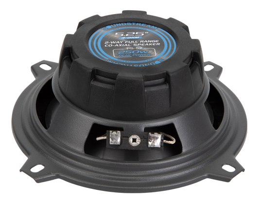 SOUNDSTREAM AF.52 5.25" 250W 2-Way Coaxial Car Speakers – Dome Tweeters, 80W RMS – Pair