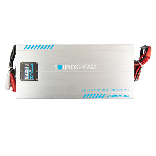 PSA1-4000D | IP66 Waterproof Monoblock Amplifier for Powersport, Marine & Motorcycle – 4,000W Max
