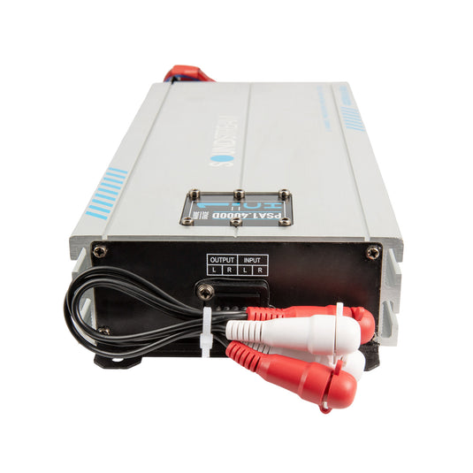 PSA1-4000D | IP66 Waterproof Monoblock Amplifier for Powersport, Marine & Motorcycle – 4,000W Max