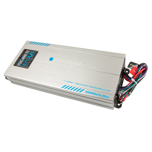 PSA5-4000D | IP66 Waterproof 5-Channel Powersport, Marine & Motorcycle Amplifier – 4,000W Max