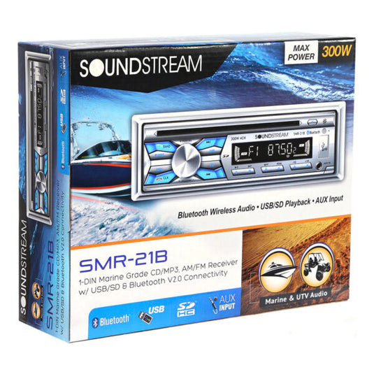 SMR-21B | Marine Grade Single Din CD Player