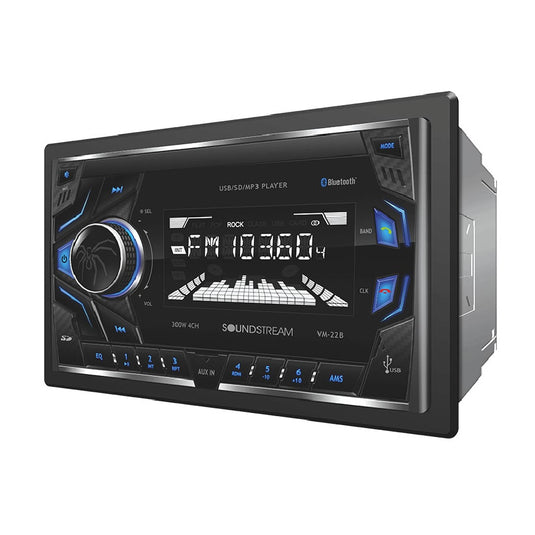 VM-22B | Double-DIN Digital Media Player w/ USB Playback & Bluetooth