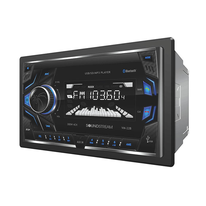 VM-22B | Double-DIN Digital Media Player w/ USB Playback & Bluetooth