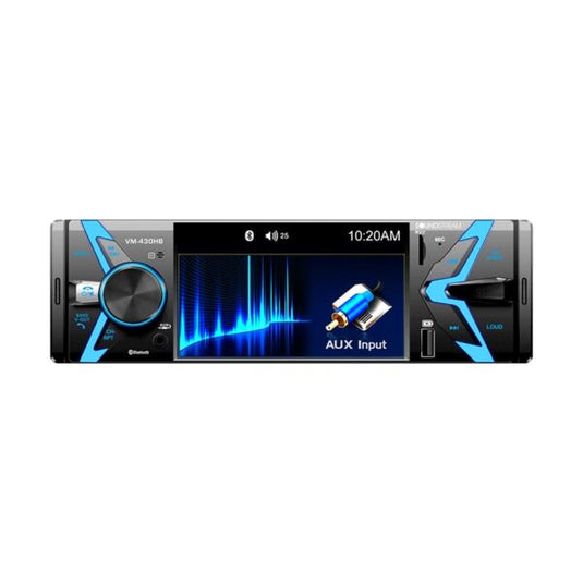 VM-430HB | 4.3" Single-DIN Source Headunit w/ Media Playback & Bluetooth