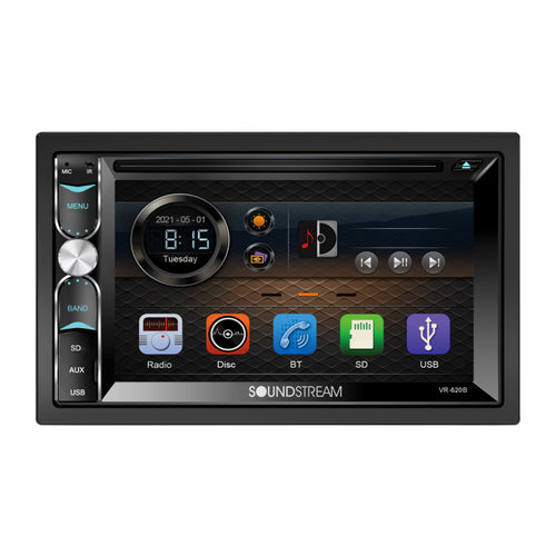 VR-620HB | 6.2” 2-DIN Touchscreen DVD/CD Headunit w/ Android PhoneLink