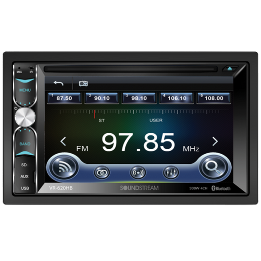 VR-620HB | 6.2” 2-DIN Touchscreen DVD/CD Headunit w/ Android PhoneLink