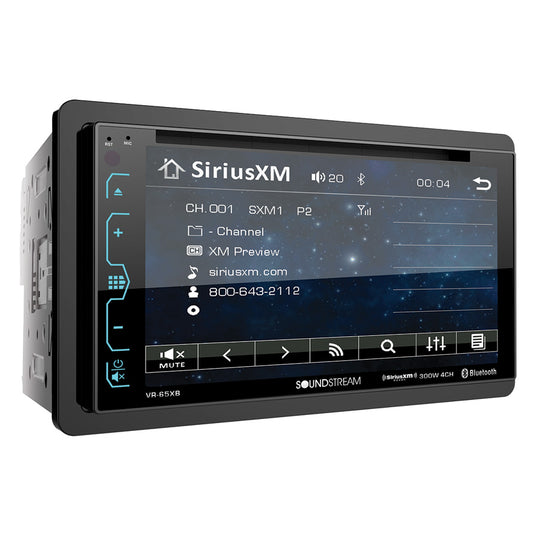 VR-65XB | 6.2” 2-DIN DVD/CD Touchscreen Multimedia w/ Bluetooth & SiriusXM