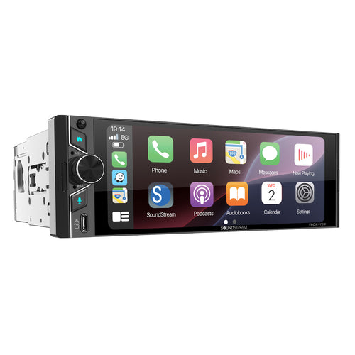 VRCA1-72W | 1-DIN Digital Multimedia Car Stereo w/ Wireless Apple Carplay & Android Auto