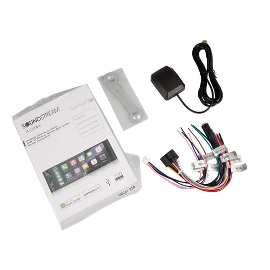 VRCA1-72W | 1-DIN Digital Multimedia Car Stereo w/ Wireless Apple Carplay & Android Auto