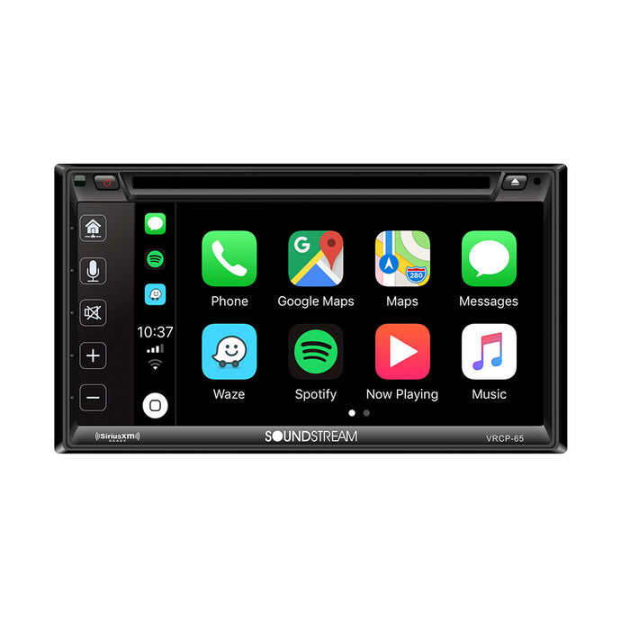 VRCP-65 | 2-DIN Entertainment System w/ Apple CarPlay, Android PhoneLink & SiriusXM Tuner Ready