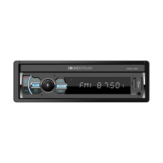 VRCA1-78W | 1-DIN Digital Media Car Stereo w/ Wireless Apple CarPlay, Android Auto, Bluetooth Connectivity, & Motorized 7" LCD