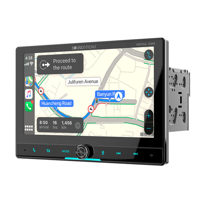 VRCPAA-106M | 10″ Mechless Headunit w/ Apple CarPlay® & Android Auto®
