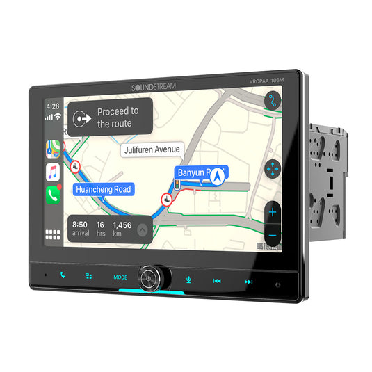 VRCPAA-106M | 10″ Mechless Headunit w/ Apple CarPlay® & Android Auto®