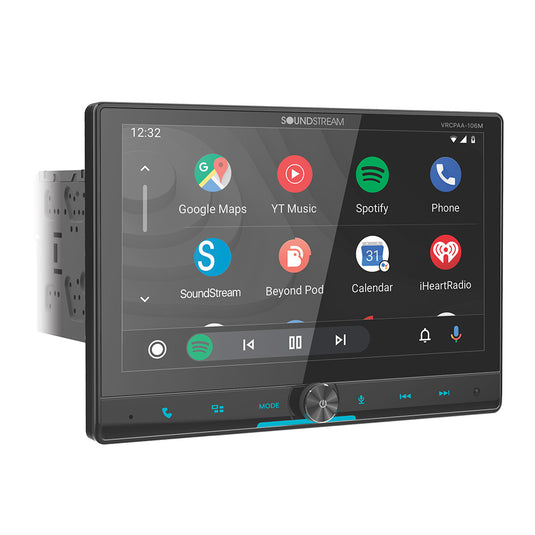 VRCPAA-106M | 10″ Mechless Headunit w/ Apple CarPlay® & Android Auto®