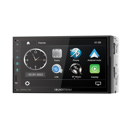 VRCPAA-70MW | 7" Double DIN Touchscreen Digital Multimedia Receiver
