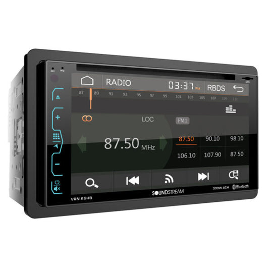 VRN-65HB | 6.2” 2-DIN DVD/CD Touchscreen Headunit w/ Navigation & PhoneLink