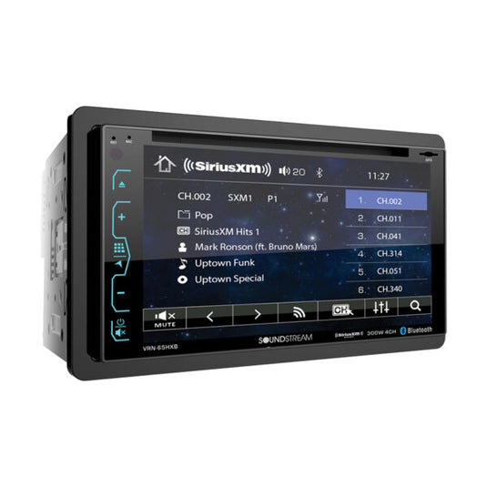 VRN-65HXB | 6.2” 2-DIN DVD/CD Touchscreen Headunit w/ Navigation & SiriusXM