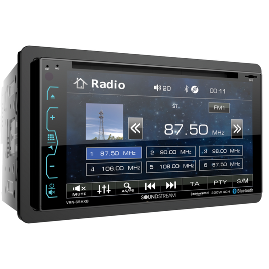 VR-65XB | 6.2” 2-DIN DVD/CD Touchscreen Multimedia w/ Bluetooth & SiriusXM