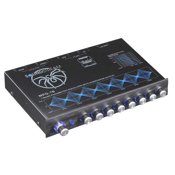 MPQ-7B | 7-Band 1/2 DIN Equalizer